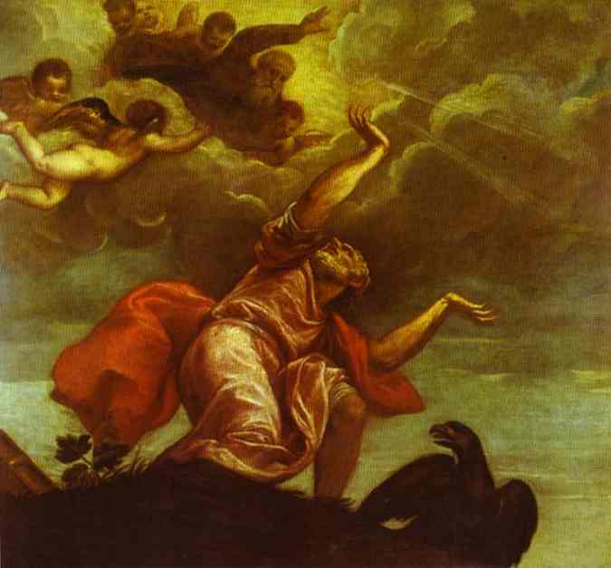 St John the Evangelist on Patmos by Titian